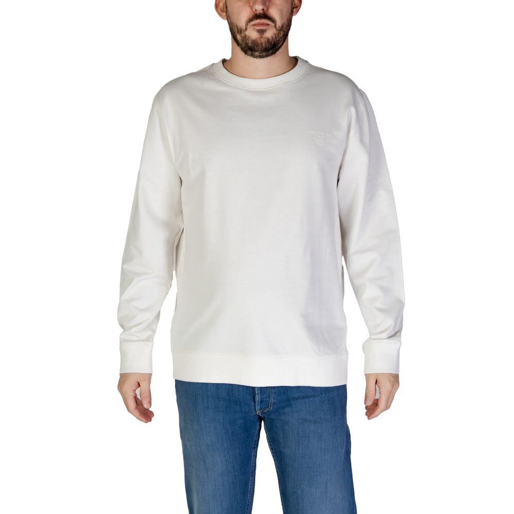 White Cotton Sweatshirt