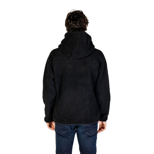 Black Polyester Shell Jacket