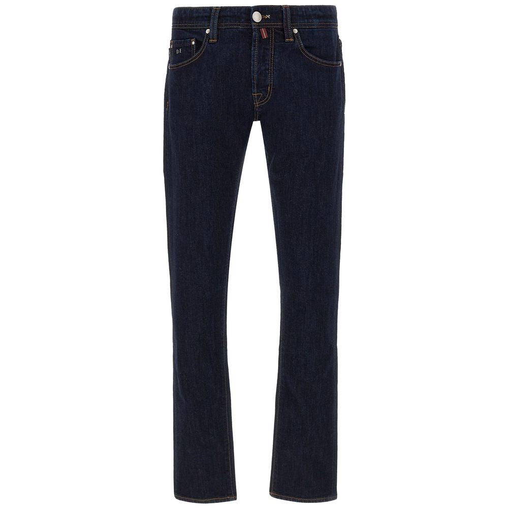 Blue Cotton Men's Jeans