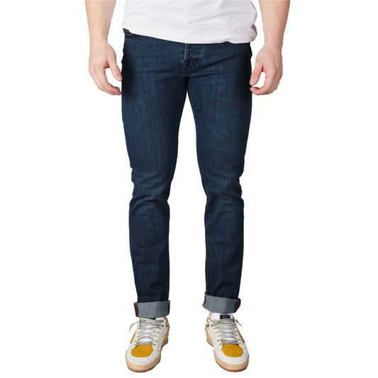 Blue Cotton Men Jeans