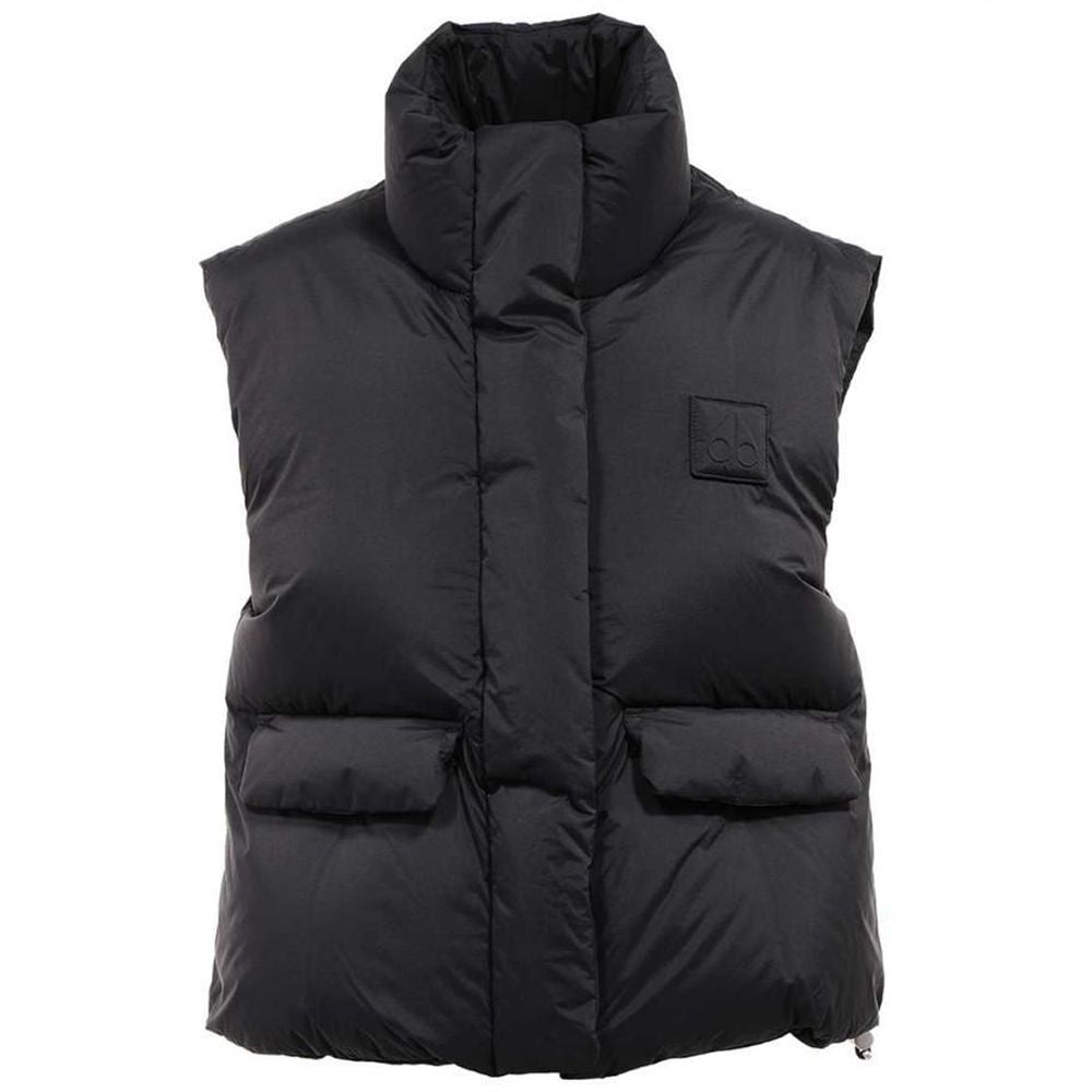 Black Nylon Women Vest