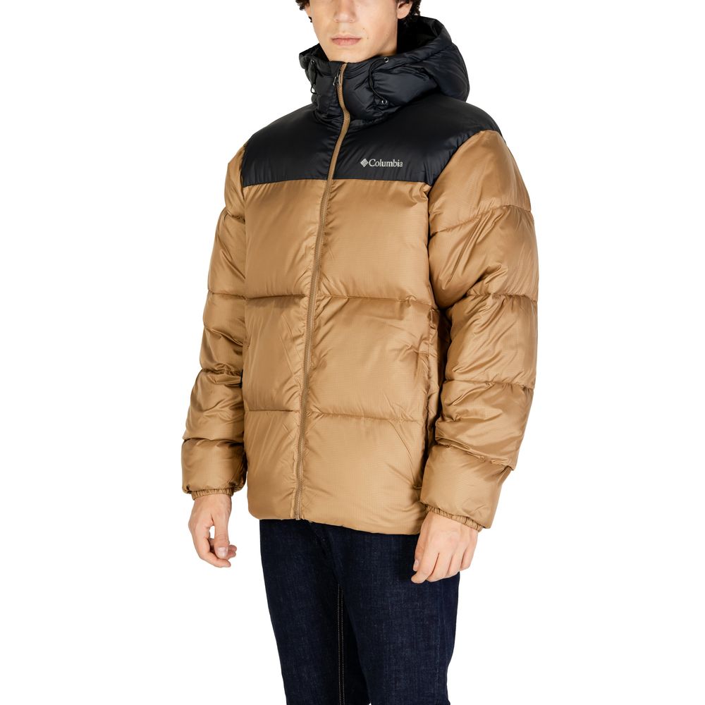 Beige Nylon Shell Jacket