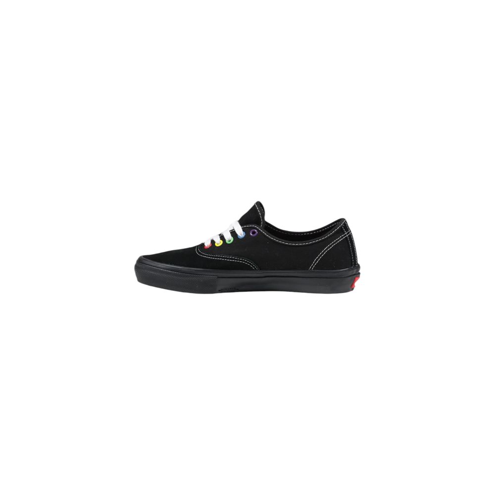 Black Suede Leather Athletic Sneakers