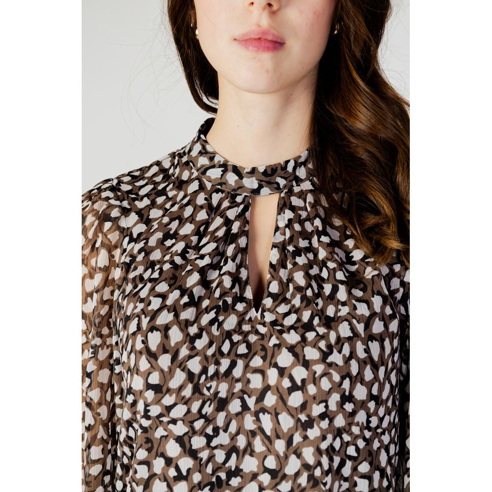 Black Recycled Polyester Blouse