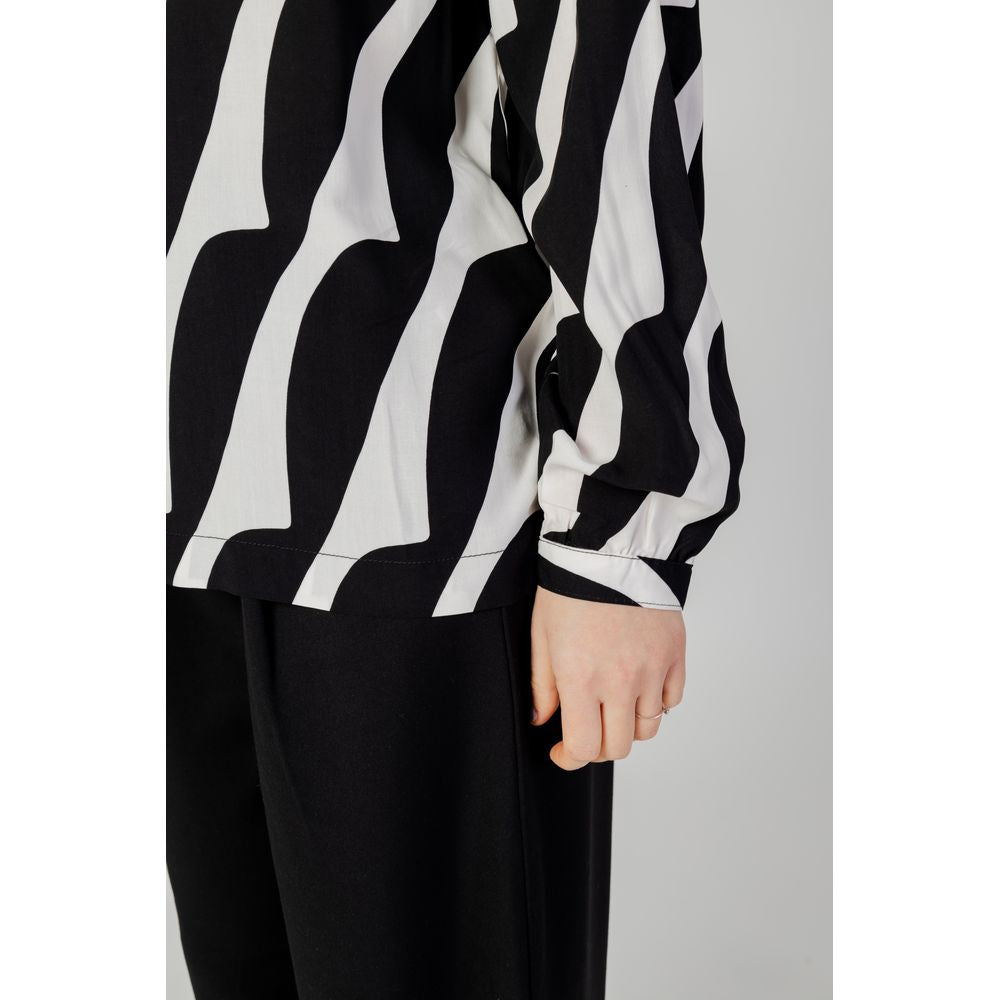 Black Viscose Blouse