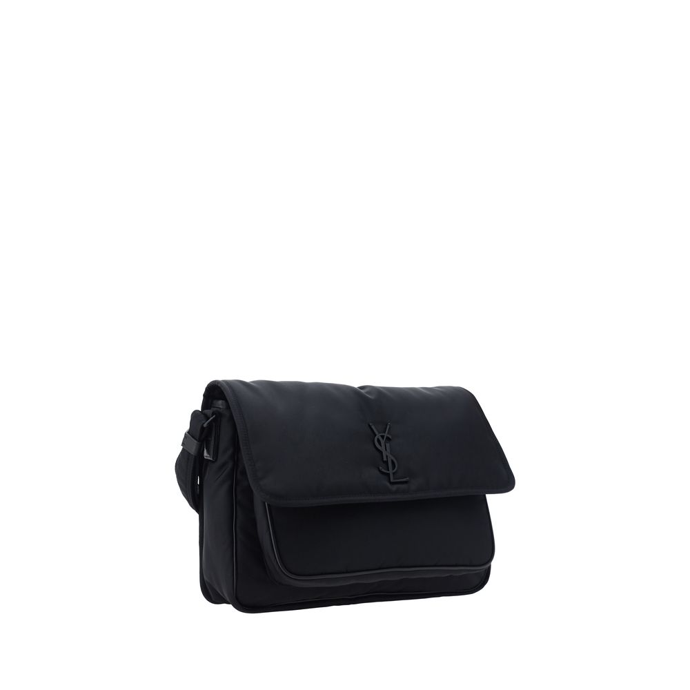Black Polyamide Shoulder Bag