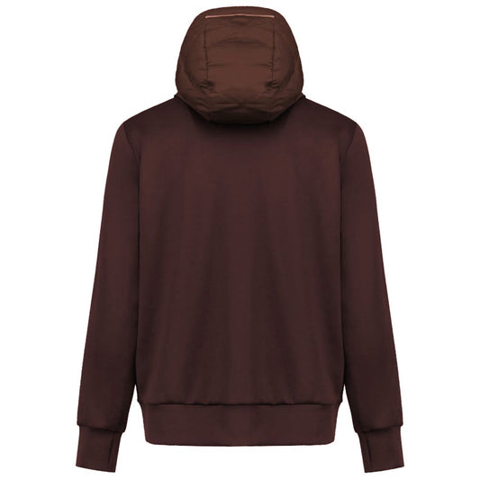 Brown Polyester Men Jacket