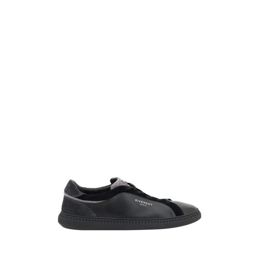 Black Leather G Set Sneakers