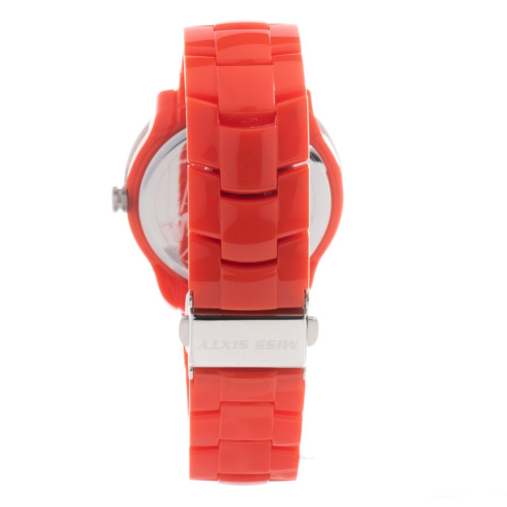 Red Polyethylene Dress Watch