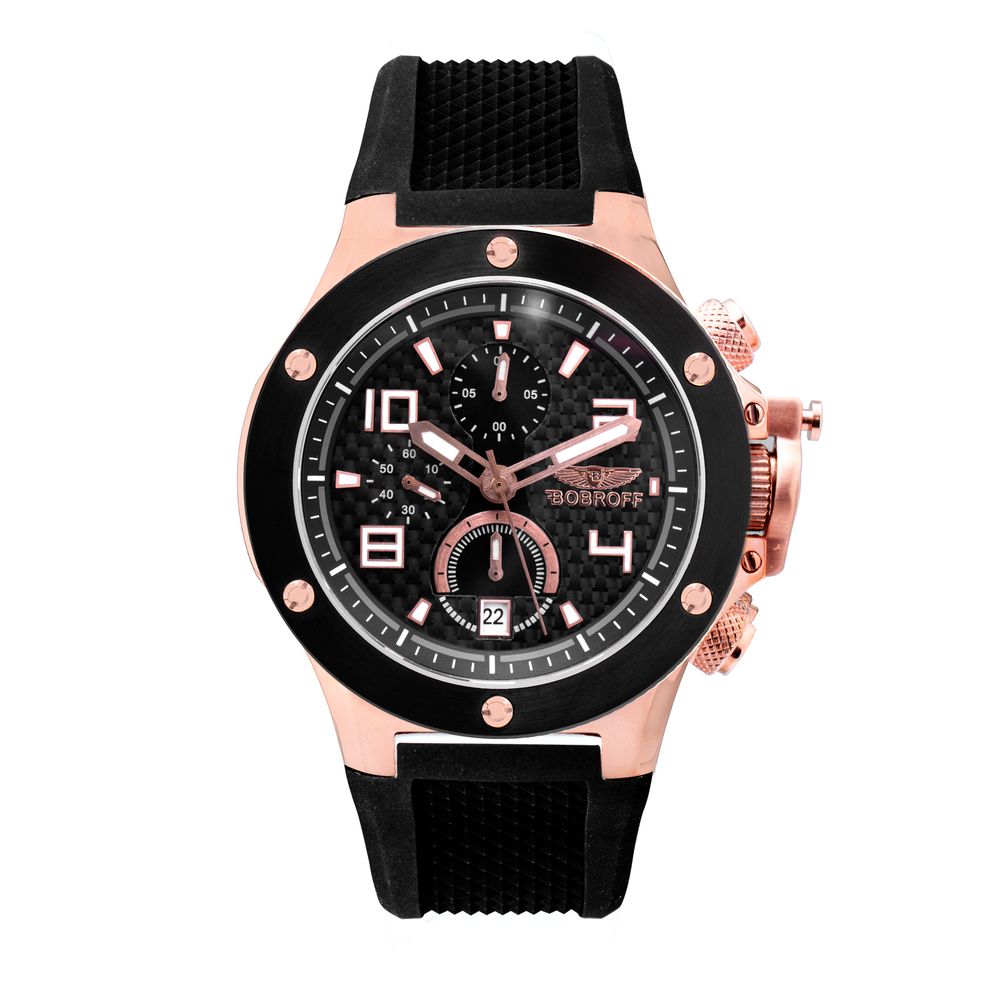 Black Rubber Dress Watch