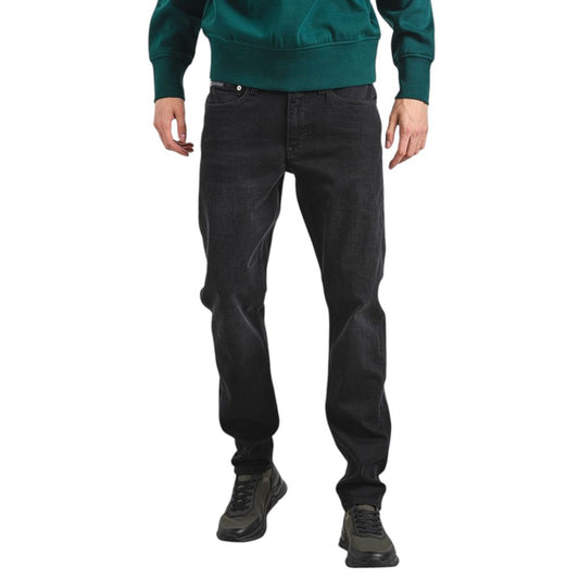 Black Cotton Slim Fit Jean