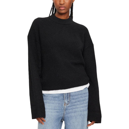 Black Polyester Sweatshirt