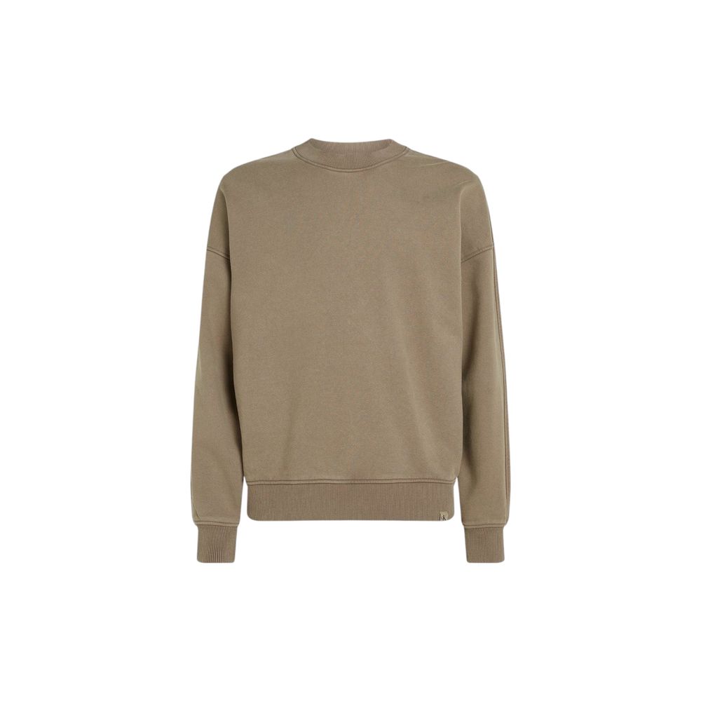 Beige Cotton Sweatshirt