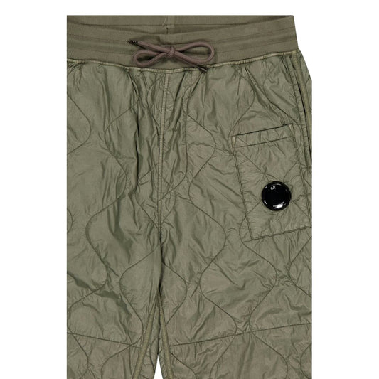 Green Nylon Men Pants