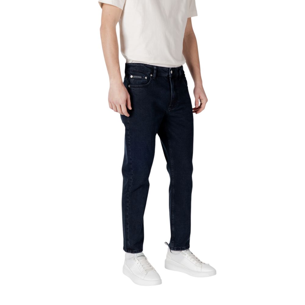 Blue Cotton Relaxed Fit Jean