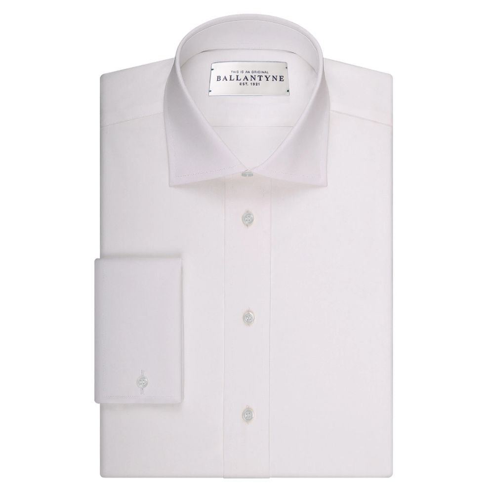 White Cotton Dress Shirt