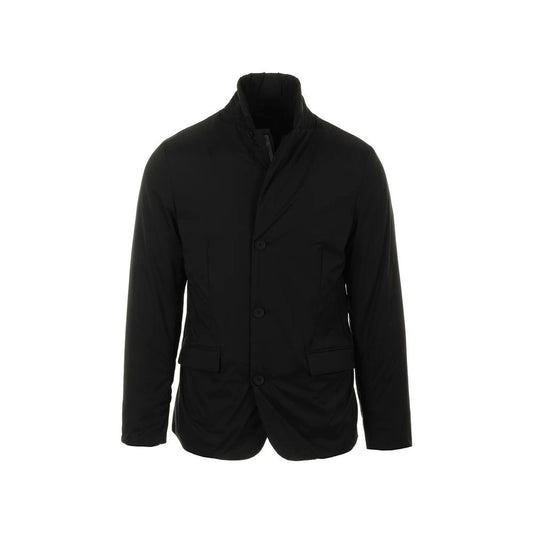 Black Polyester Coat