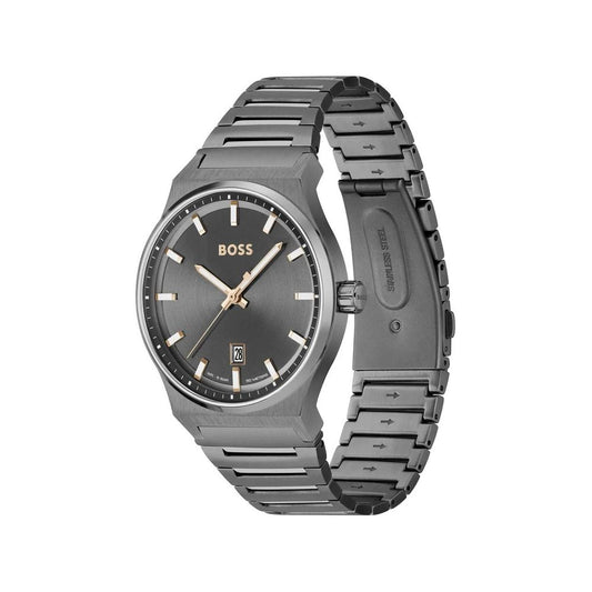 Gray Stainless Steel Watch