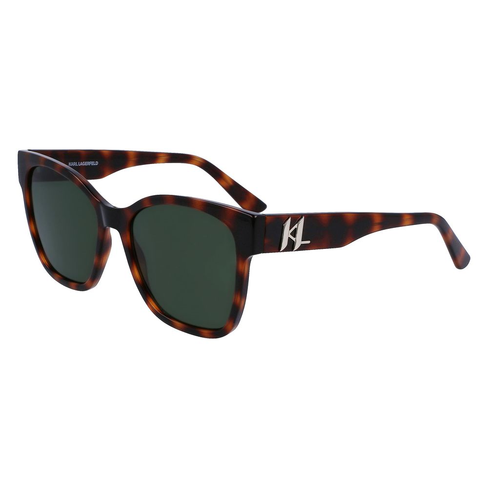 Brown Injected Sunglasses