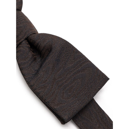 Brown Silk Bowtie