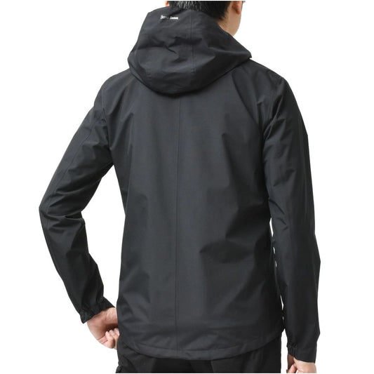Black Nylon Men Jacket