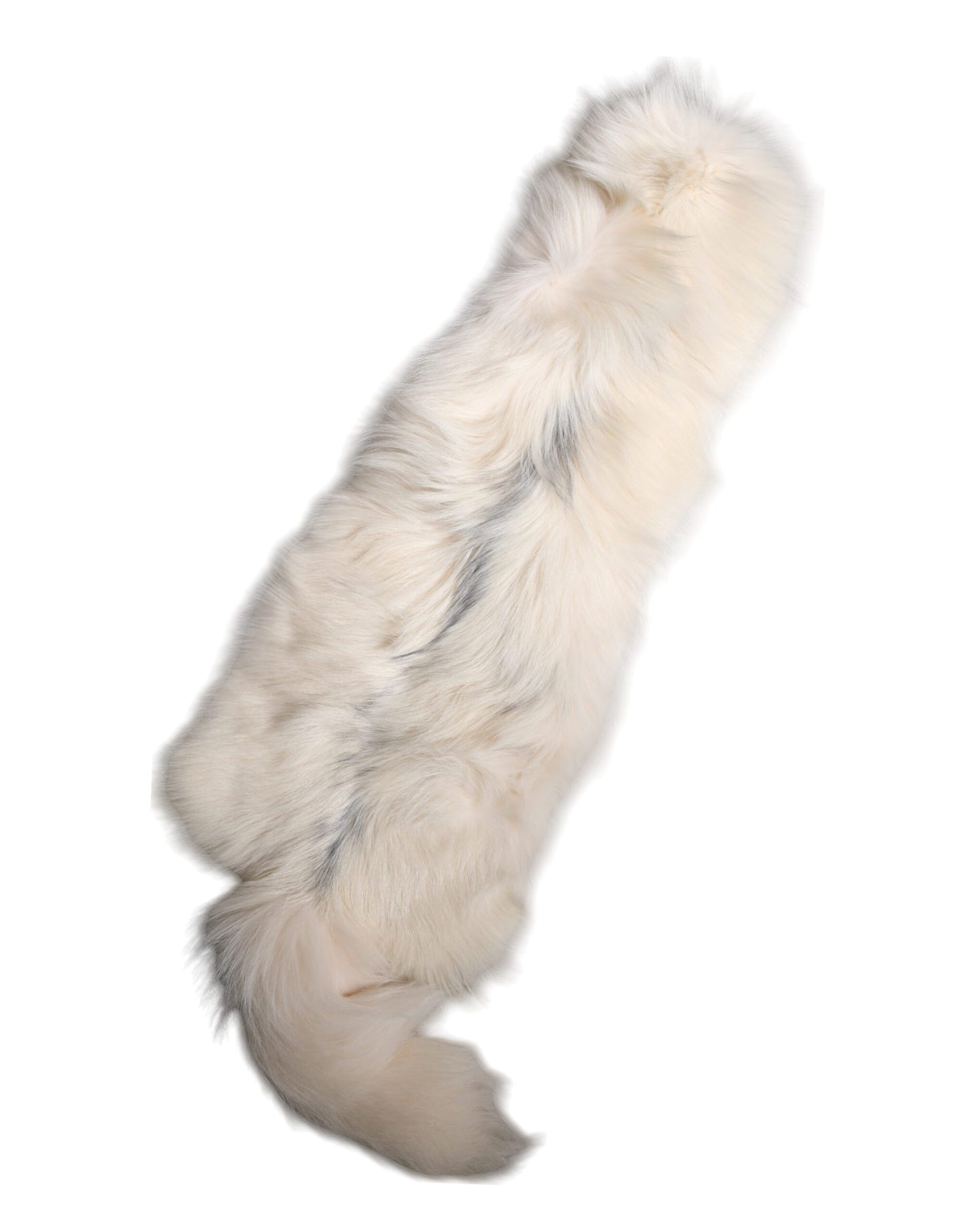 White Fox Fur Neck Wrap Warmer Winter Scarf