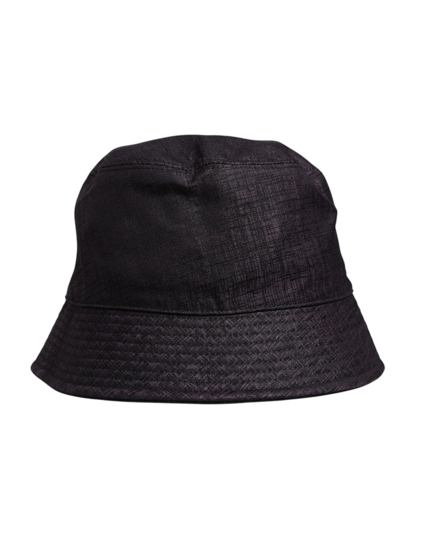 Black Wide Brim Nylon Bucket Hat