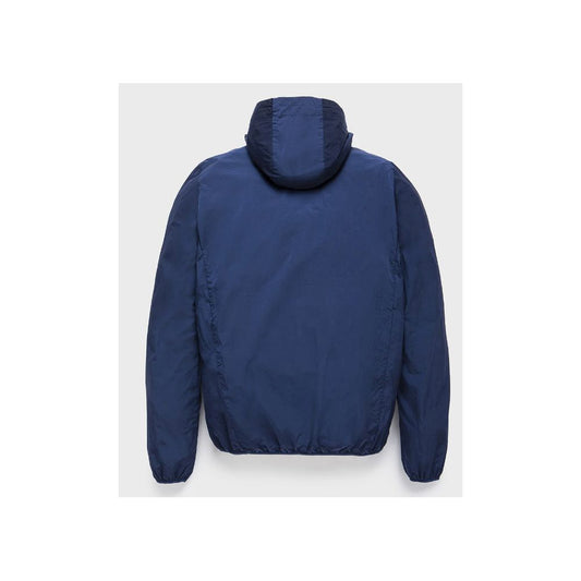 Blue Polyamide Men's Jacket