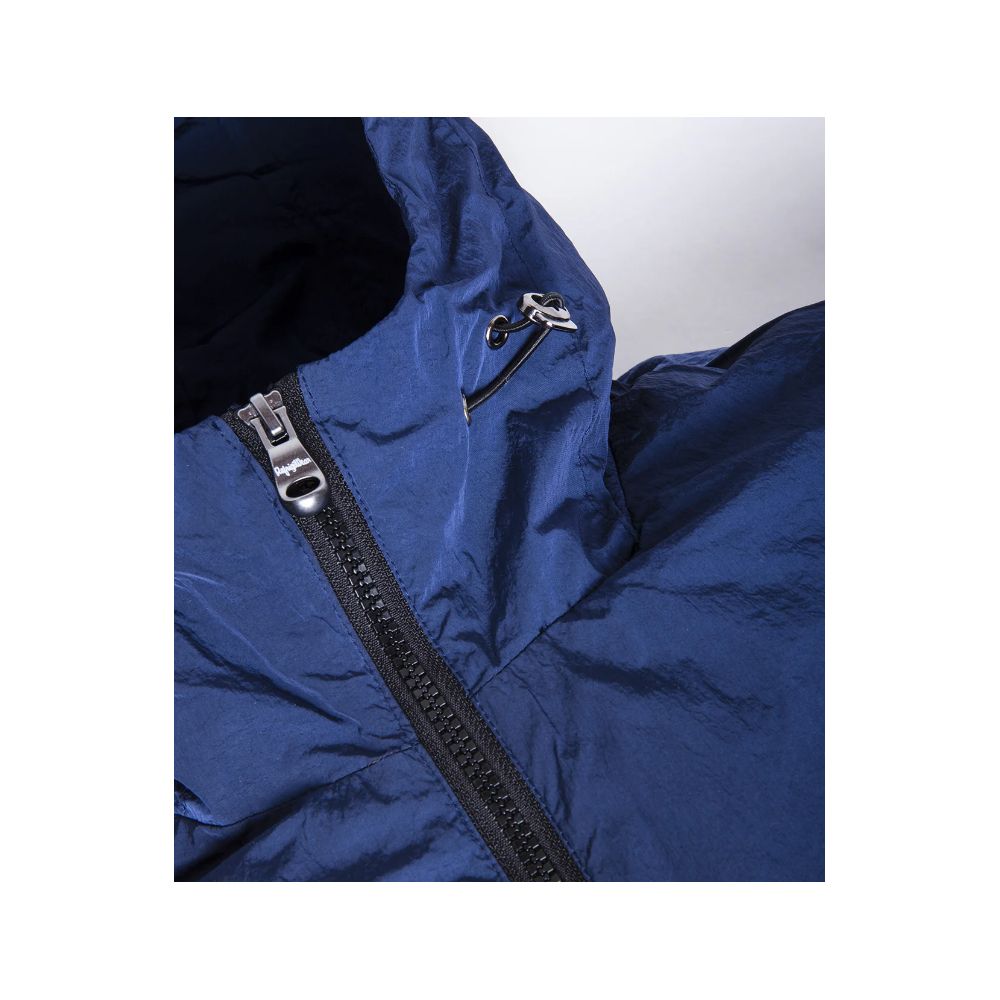 Blue Polyamide Men's Jacket
