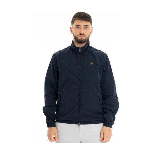 Blue Polyamide Men's Jacket
