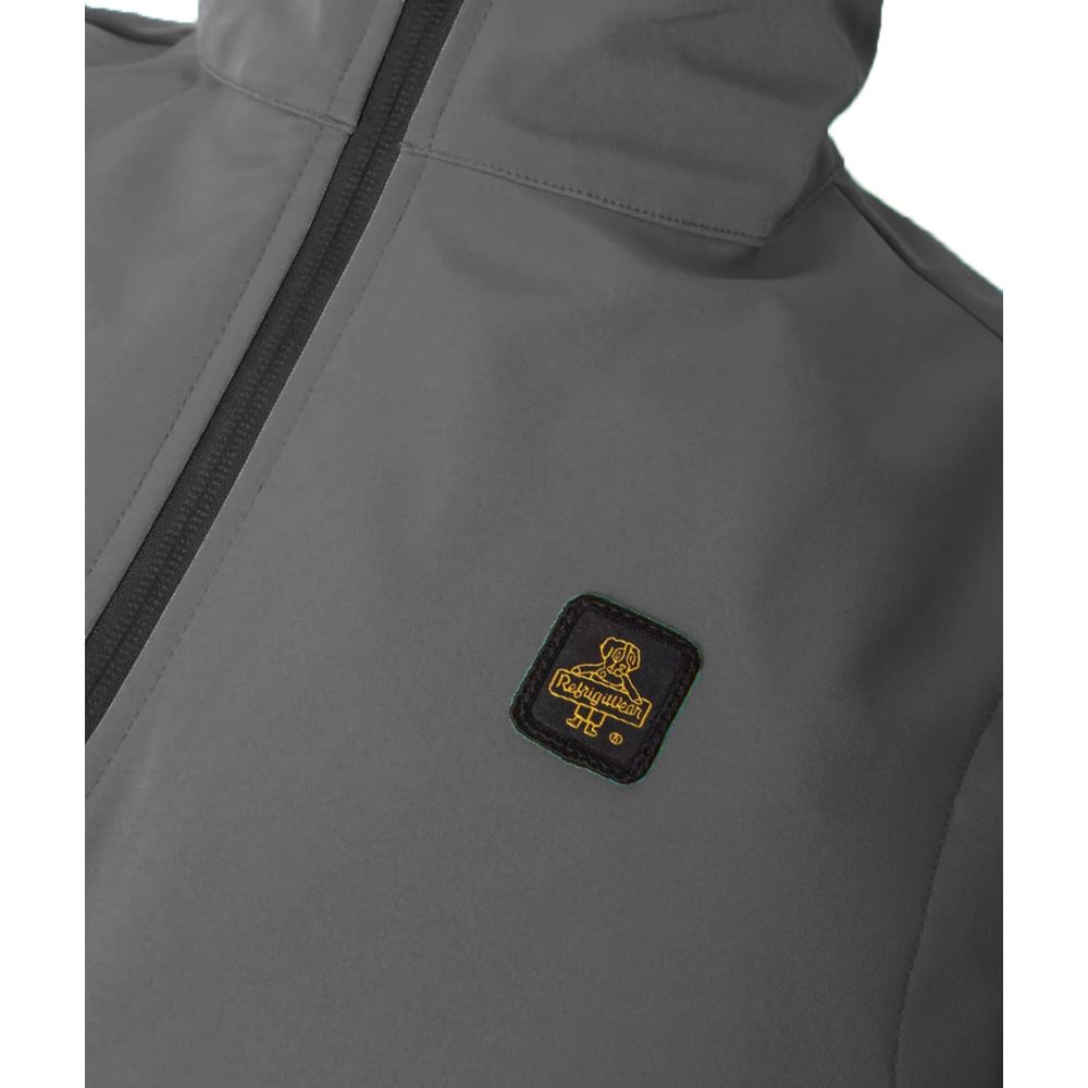 Gray Polyester Men's Vest