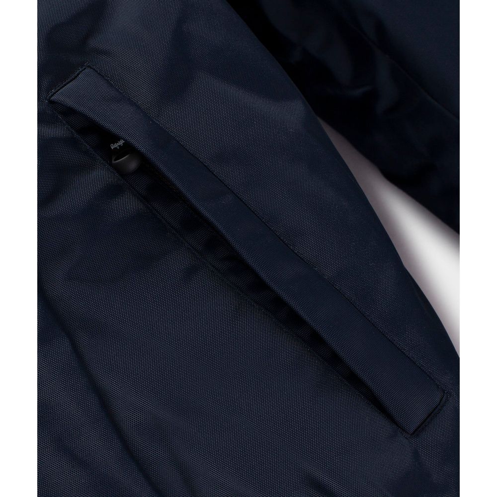 Blue Polyamide Men's Jacket