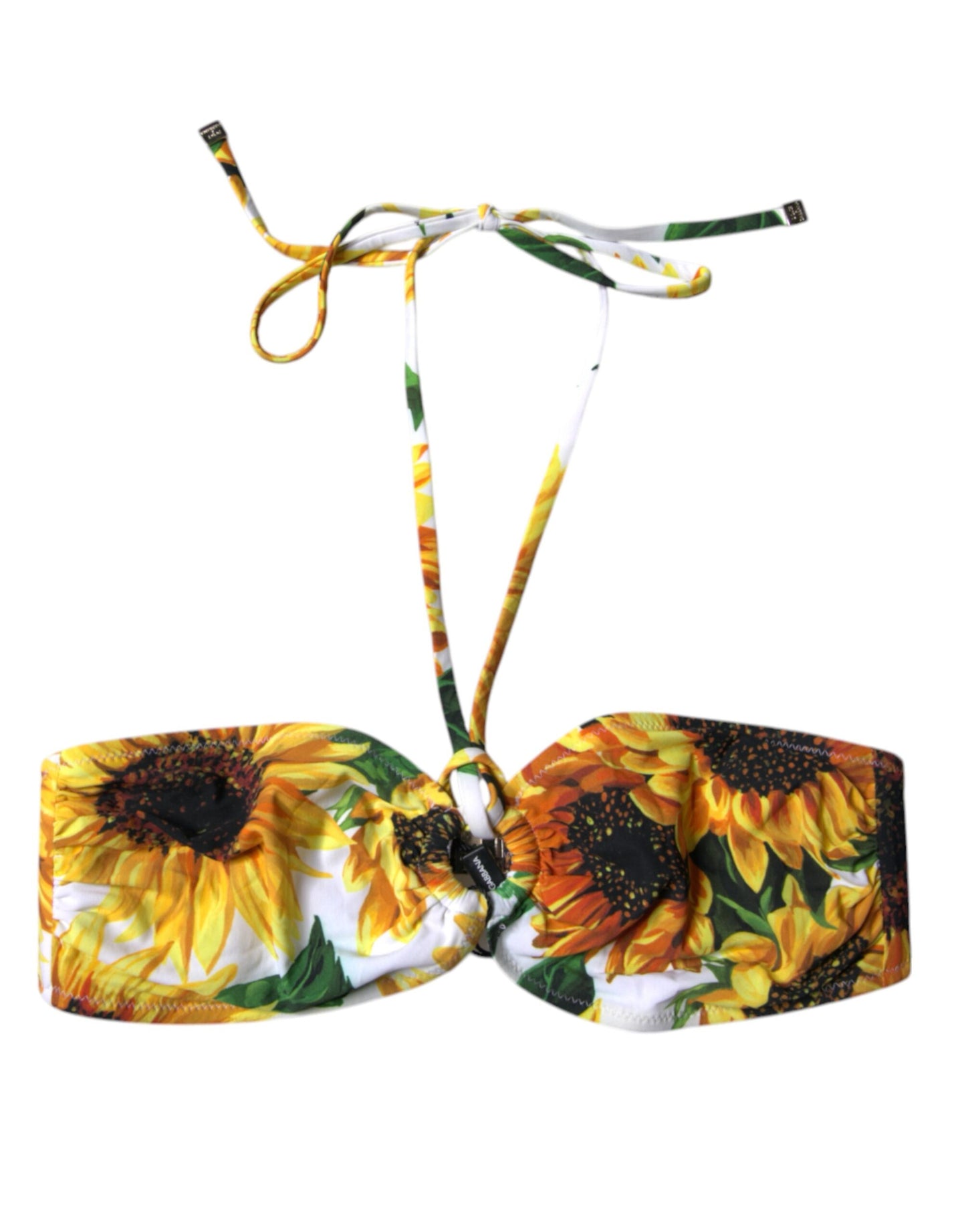 Multicolor Floral Halter Beachwear Bikini Top Swimwear