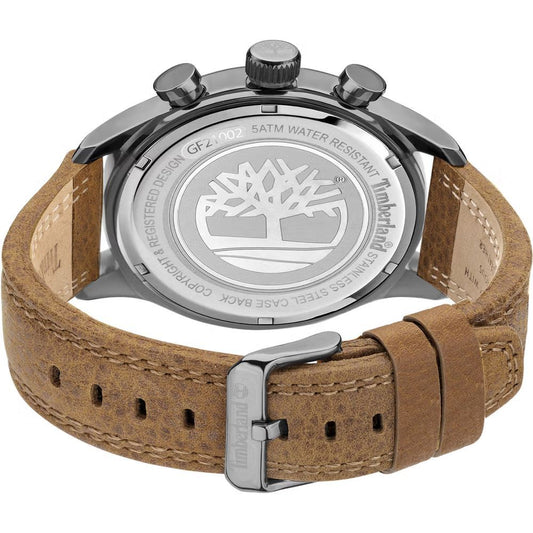 Brown Leather Dress Watch