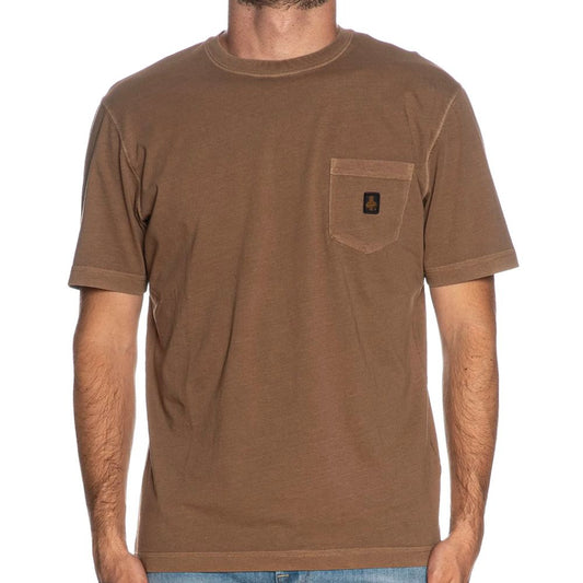 Brown Cotton T-Shirt