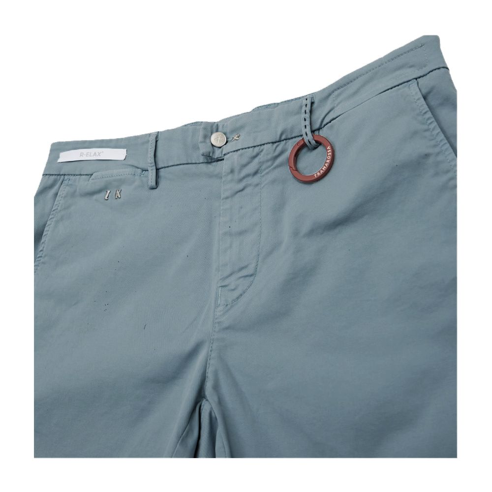 Light Blue Linen Men Short
