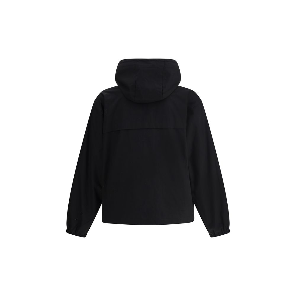 Black Cotton Shell Jacket