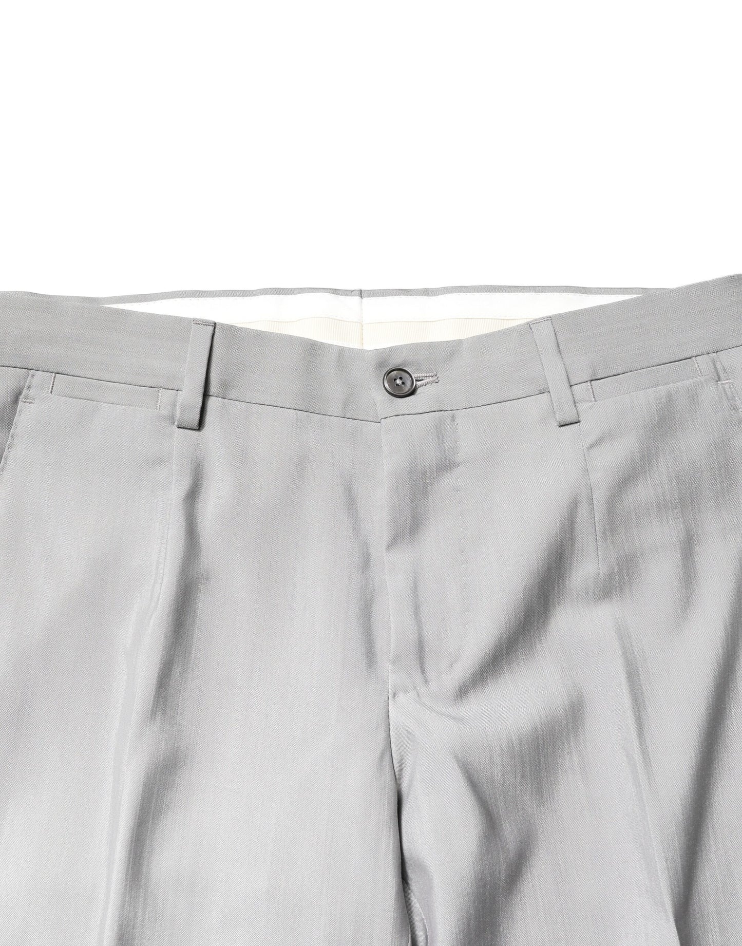 Light Gray Wool GOLD 2 Piece Formal Suit