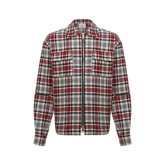 Multicolor Cotton Men Jacket