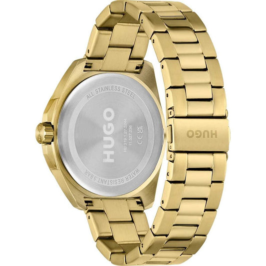 Gold Stainless Steel Watch