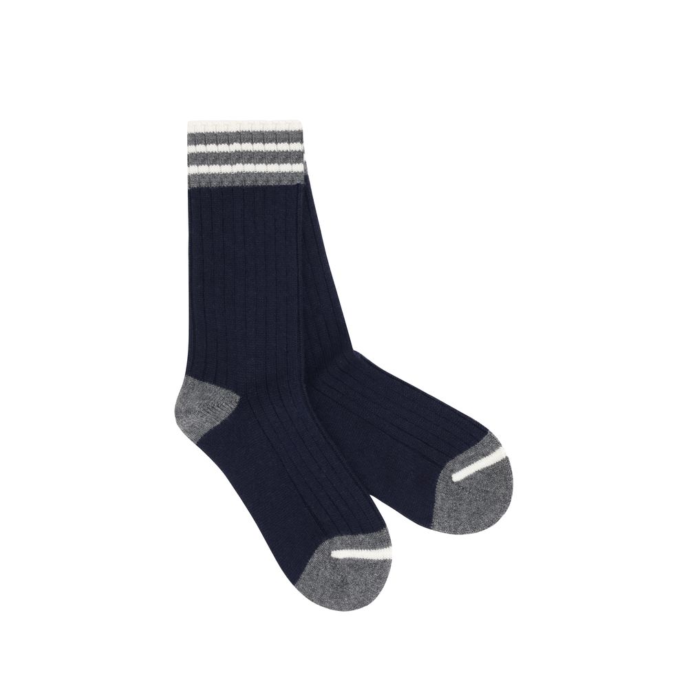 Black Cashmere Socks