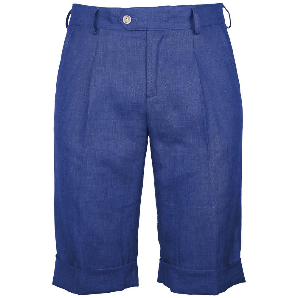 Blue Linen Short
