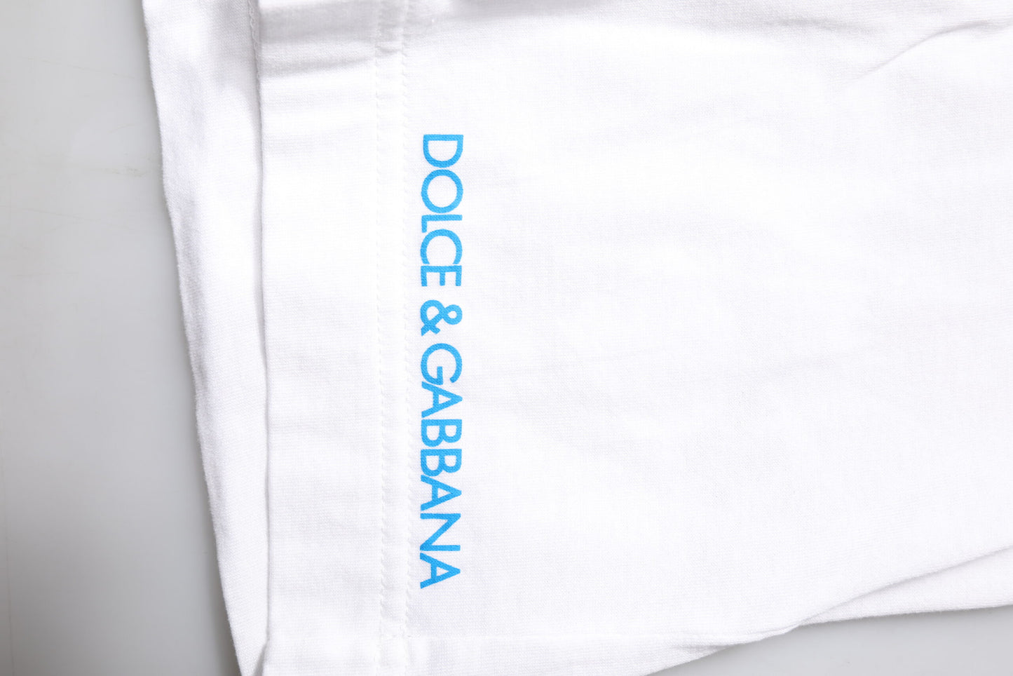 White Graphic Print Cotton Crew Neck T-shirt