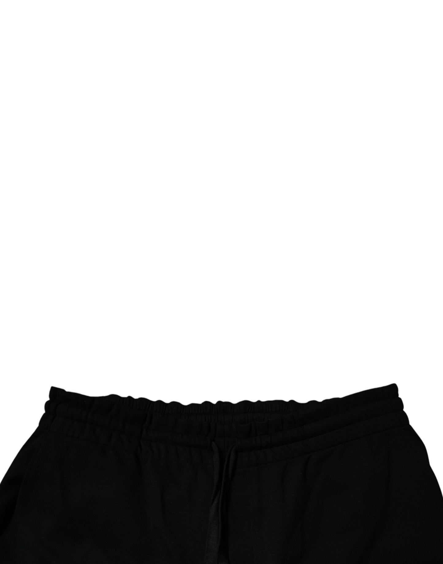 Black Cotton Jogger Cargo Sweatpants Pants