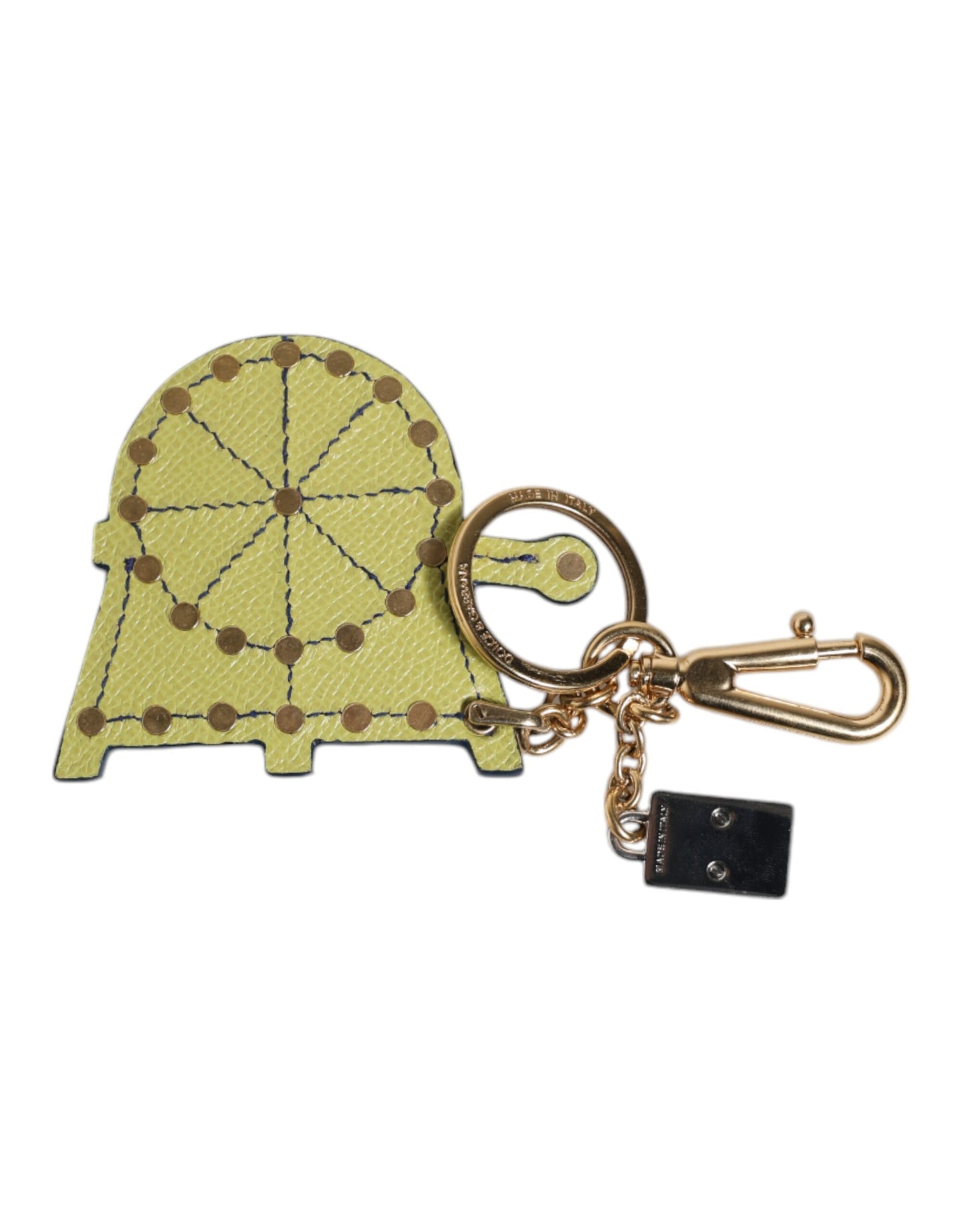 Multicolor Gold Tone Carretto Keychain Keyring