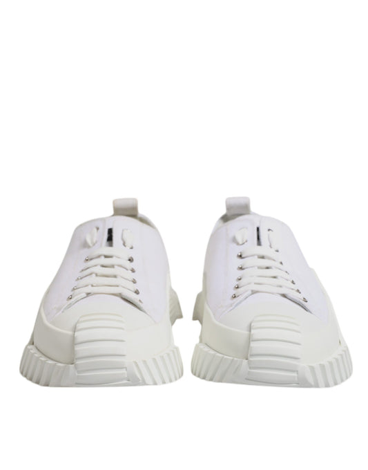 White Leather Low Top NS1 Sneakers Shoes