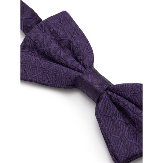 Purple Silk Bowtie