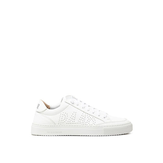 White Leather Athletic Sneakers