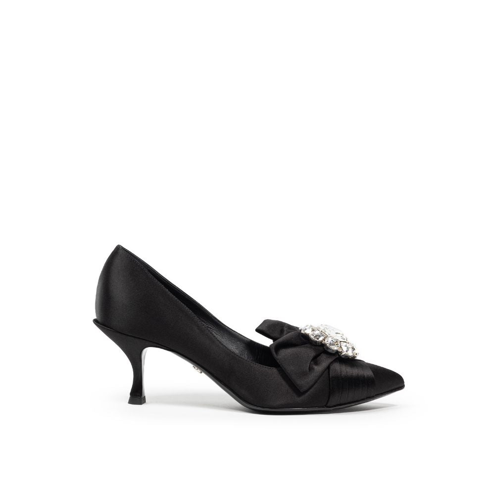 Black Viscose Pumps