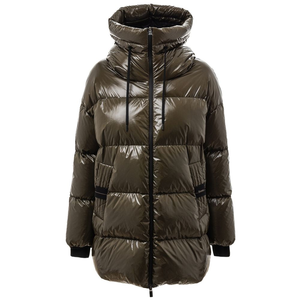 Green Polyamide Parka